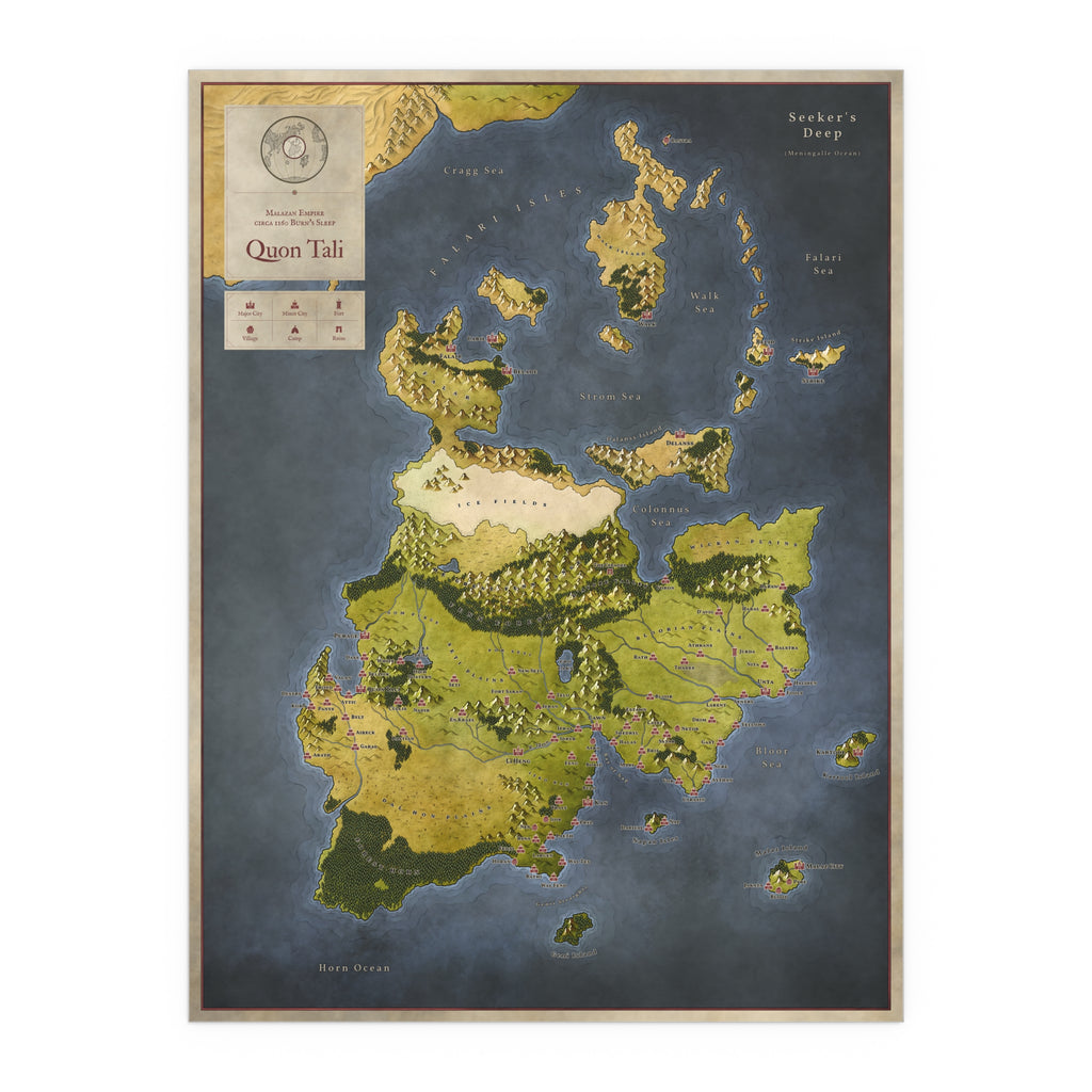 Quon Tali Silk Poster (24" x 32")