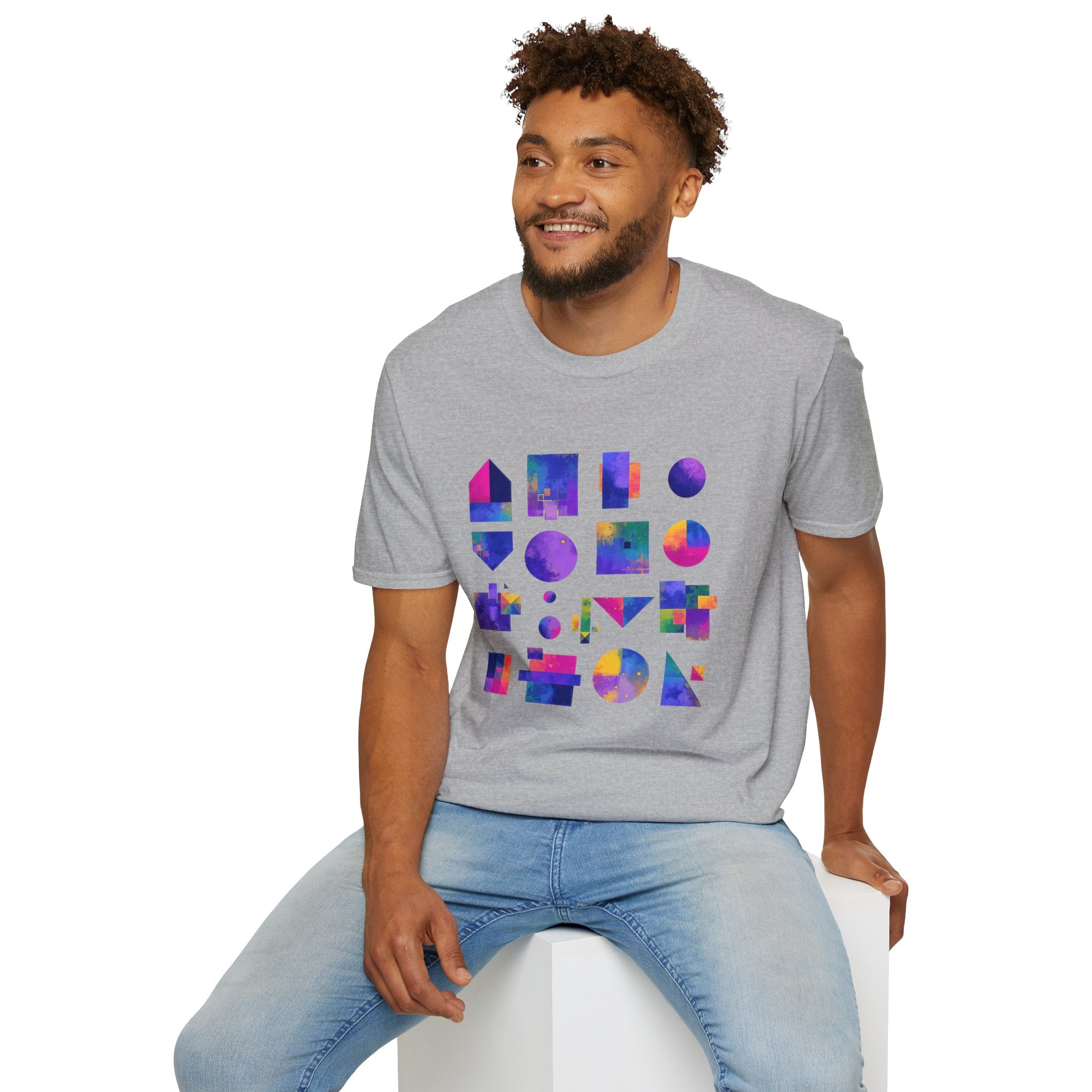 16x16 Geometry Adult T-Shirt