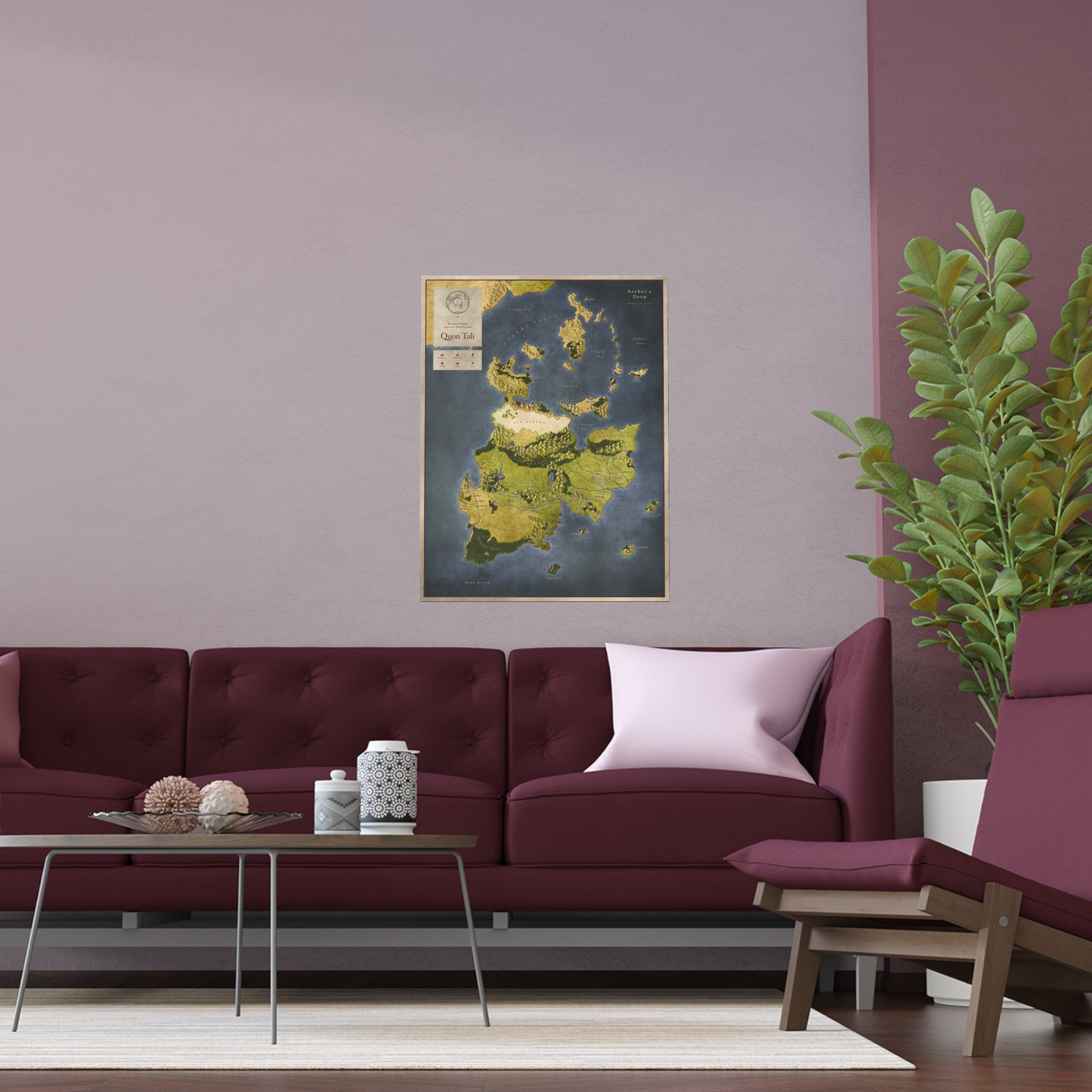 Quon Tali Silk Poster (24" x 32")