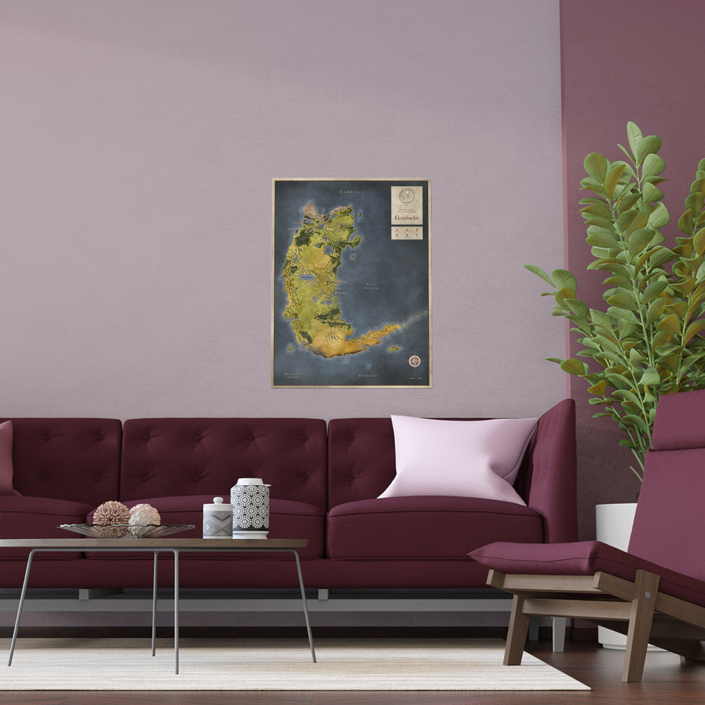 Genabackis Silk Poster (24" x 32")