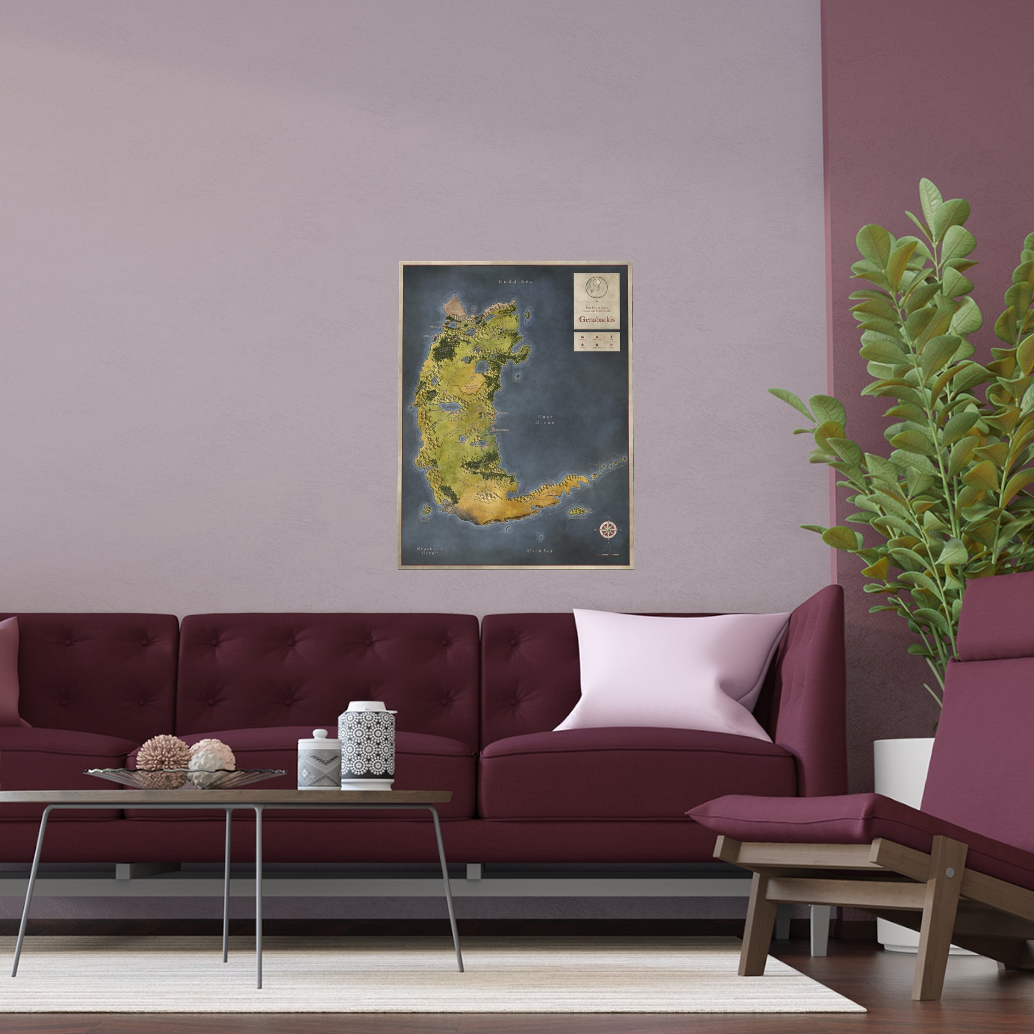 Genabackis Silk Poster (24" x 32")