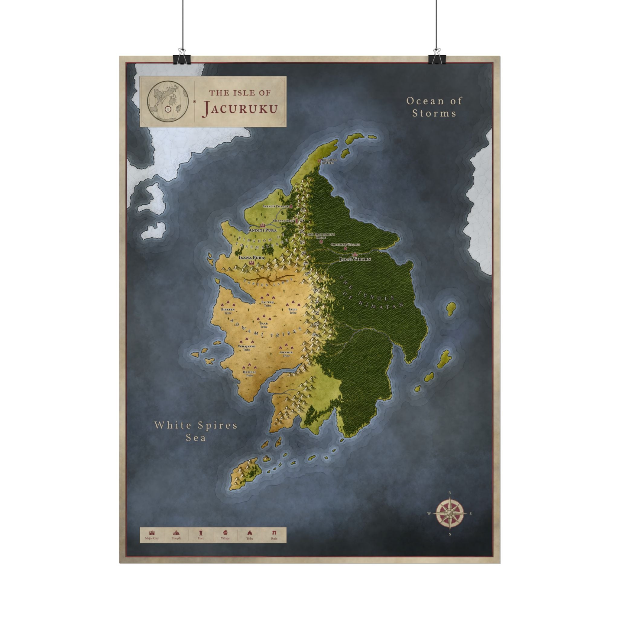 Malazan: Jacaruku (24"x18")